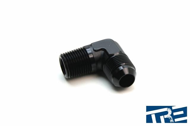 1/2" NPT to -10AN 90 degree adapter