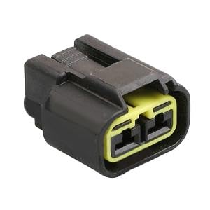 2 position female connector - Black