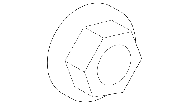 Toyota nut flange