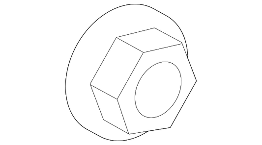 Toyota nut flange