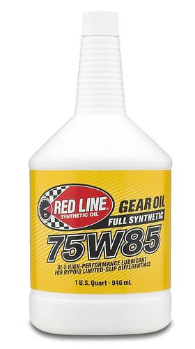 Red Line Synthetic Gear Oil GL-5 75W-85 1 Quart