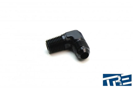 1/4" NPT to -6AN 90 degree adapter