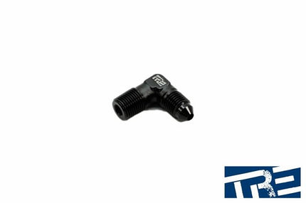 1/8" NPT to -3AN 90 degree adapter