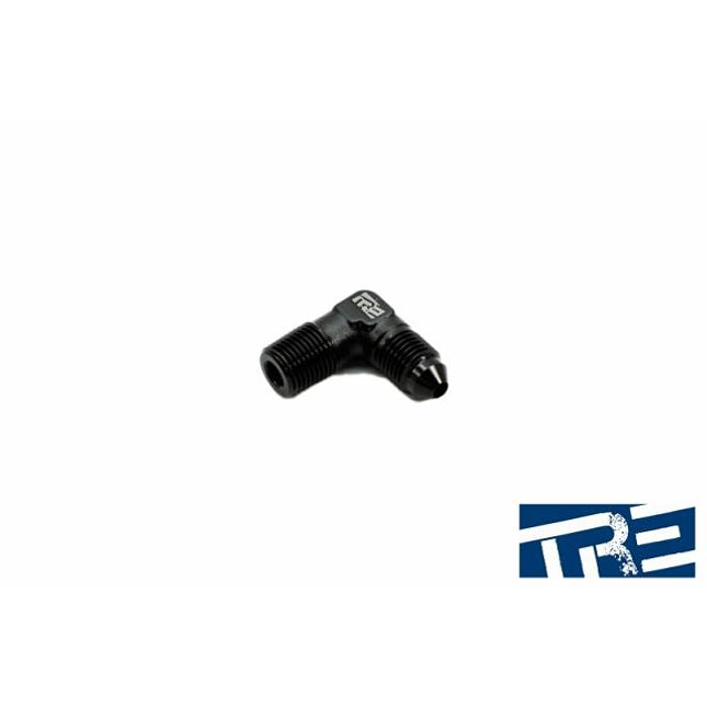 1/8" NPT to -3AN 90 degree adapter