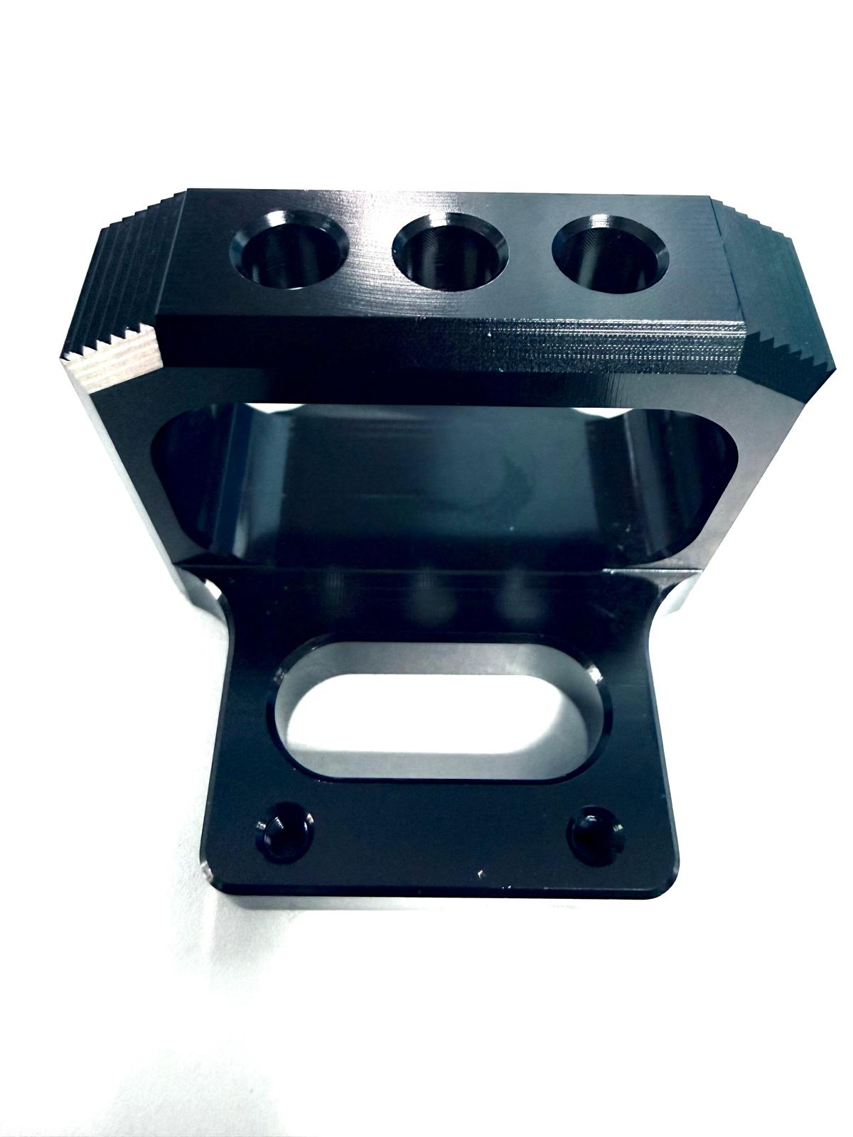 3-port solenoid with mating connector and mounting bracket